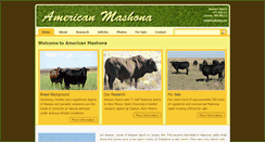 Desktop Screenshot of americanmashona.com